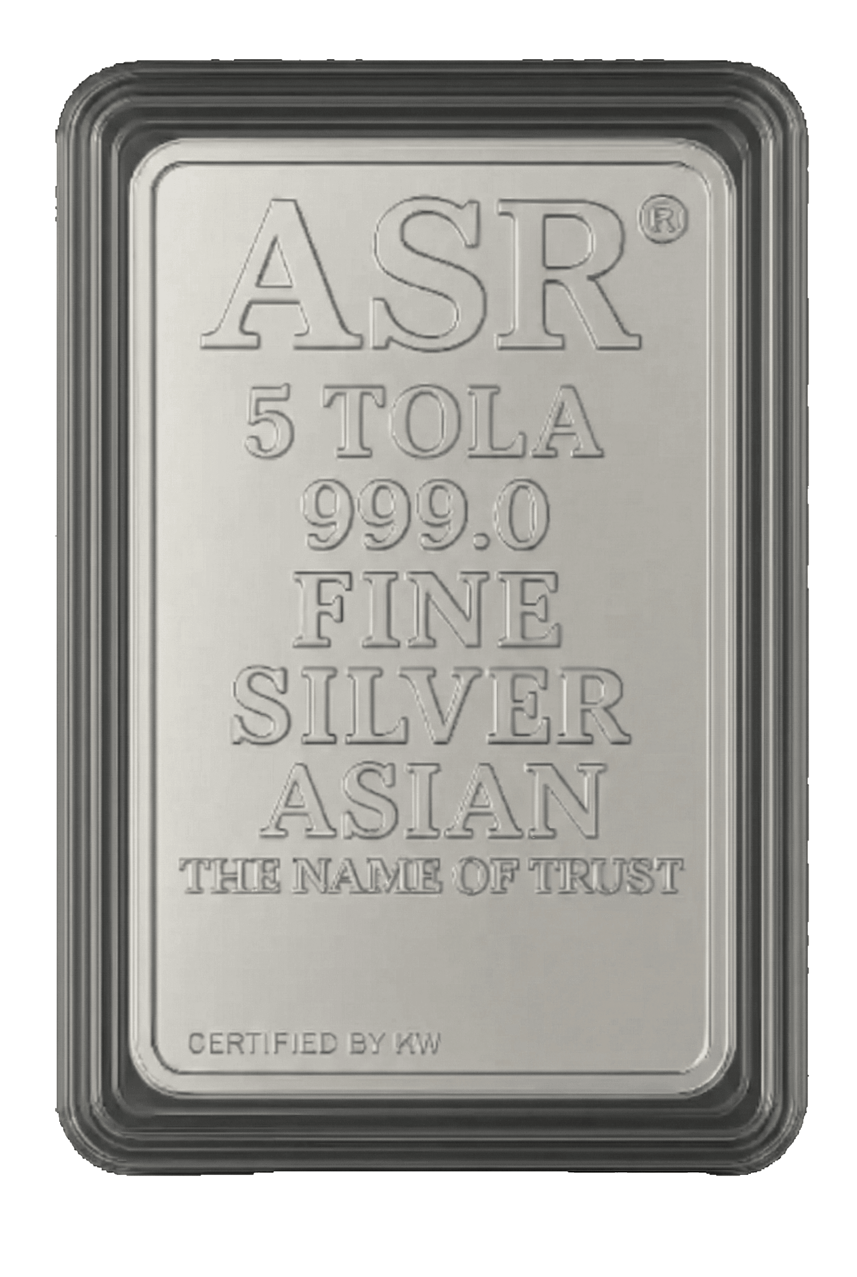 5 Tola Standard 999.0 fine Silver Bar